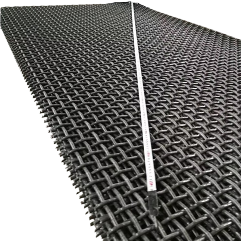 Manganese Steel Iron Wire Woven Mining Vibrating Screen Mesh
