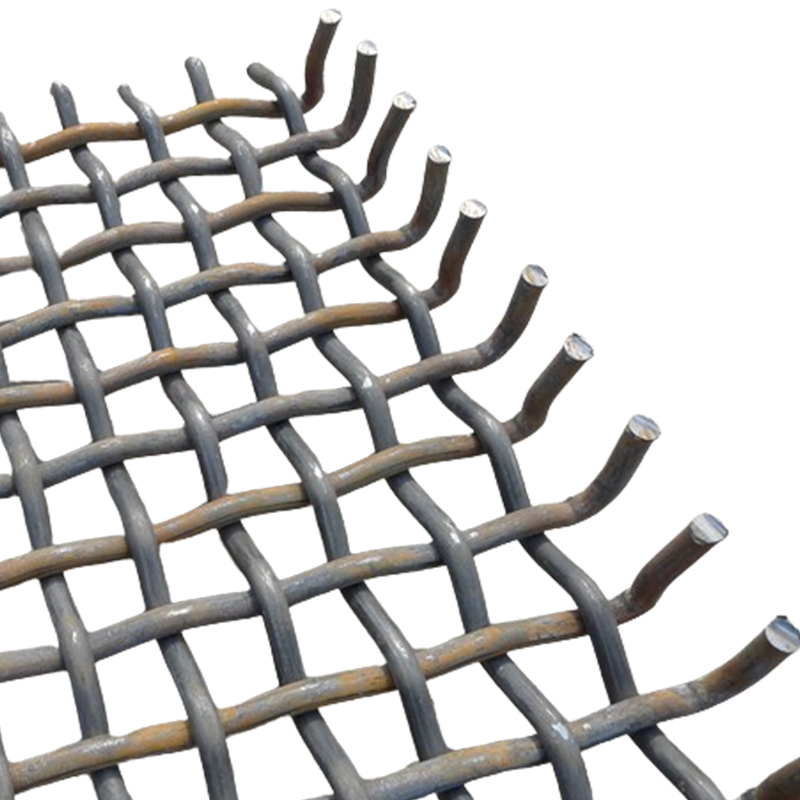 Manganese Steel Iron Wire Woven Mining Vibrating Screen Mesh