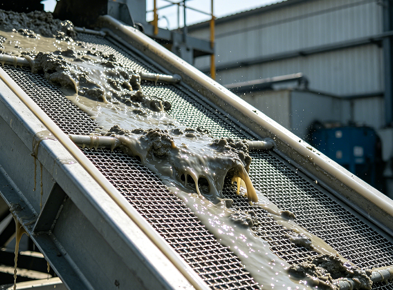 wet materials screening