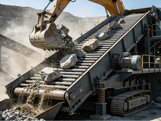 The Harden Properties of Mn Steel rod screen performs better in Ore Screening