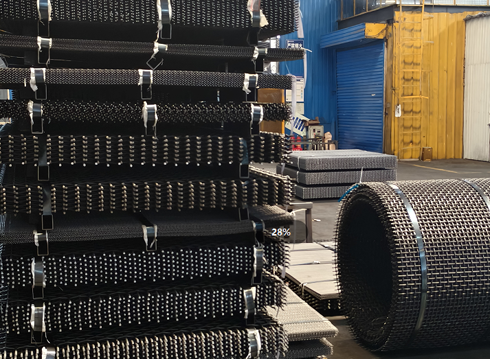 Mn Steel Woven Screen