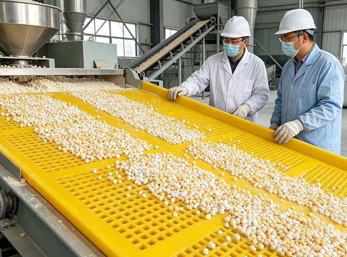 Anti-fouling of Polyurethane Screens for the Screening of Potash Fertilizer