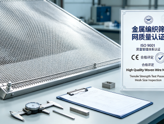 How to verify the authenticity of a woven mesh manufacturer's ISO 9001