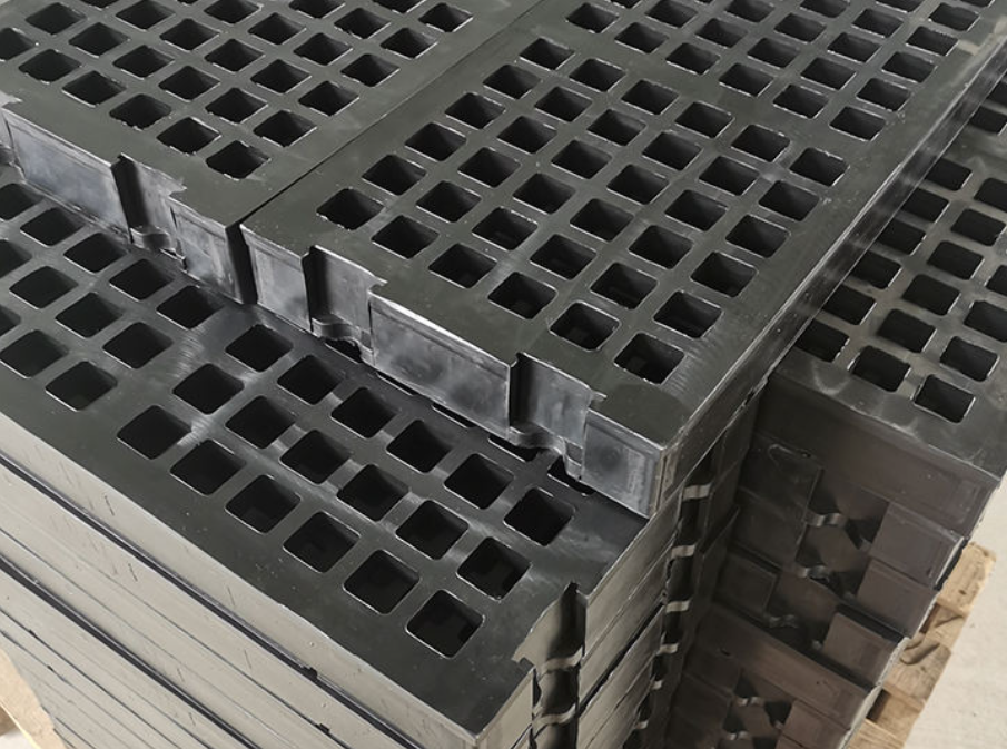 Wear resistance rubber screen
